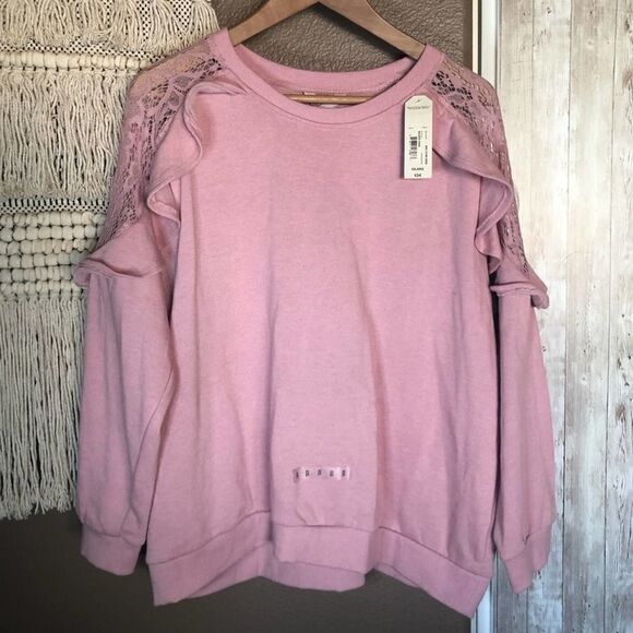 Arizona Jean Co Blush Lace Long Sleeve - Picture 1 of 7